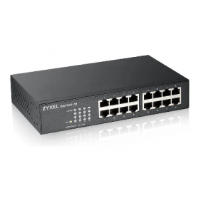 Switch Zyxel GS-1100-16 16 Ports Gigabit Ethernet (10/100/1000) Noir