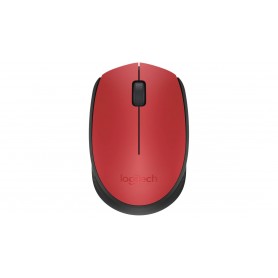 SOURIS SANS FIL LOGITECH M171 ROUGE NOIR