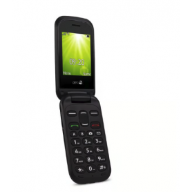 DORO 2404 Mobile à clapet  - 2G - Écran 6,1 cm Noir Noir