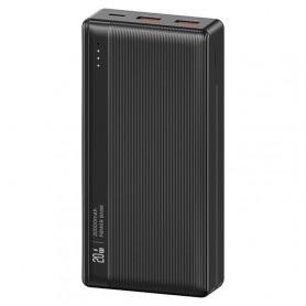 Batterie Externe Power Bank Usams 20000mAh PD 20W QC3.0 Noir
