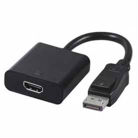 Adaptateur Gembird DisplayPort mâle 1.1 vers HDMI femelle (Type A) 10cm (Noir)