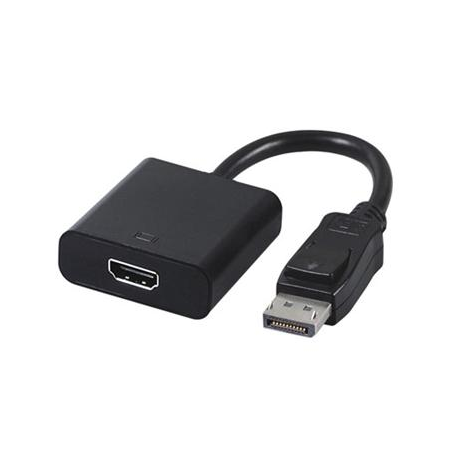 Adaptateur Gembird DisplayPort mâle 1.1 vers HDMI femelle (Type A) 10cm (Noir)