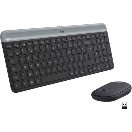 MK470 Logitech Combo Clavier et Souris sans fils Noir