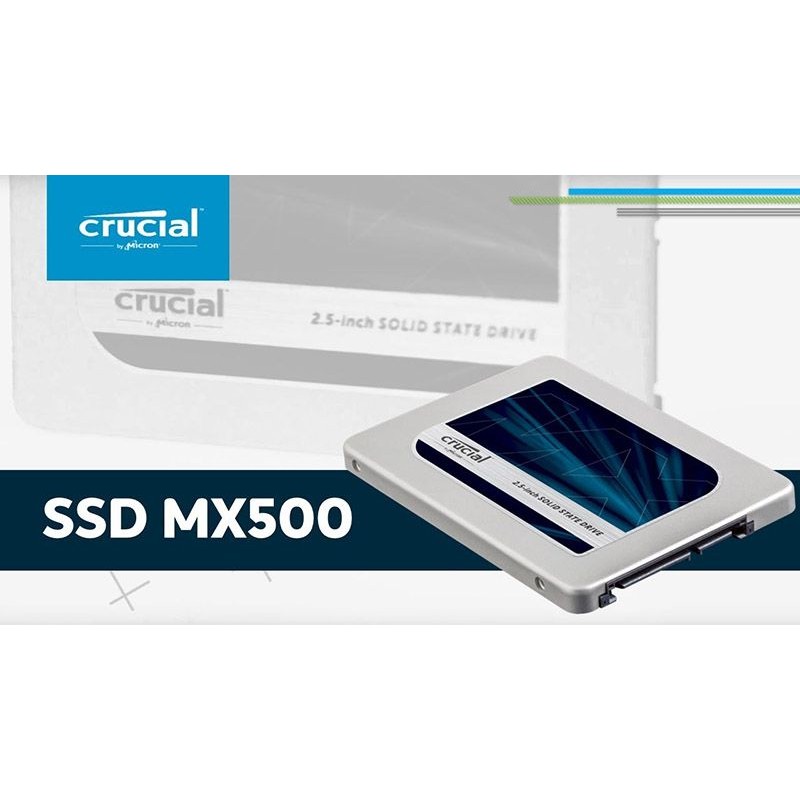 SSD Crucial MX500 1 To 3D NAND (2,5 pouces / 7mm)