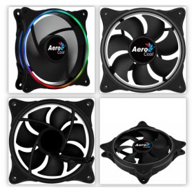 Ventilateur de boitier AeroCool Eclipse 12 RGB 12cm Noir) - ACF3-EL10217.11