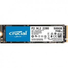 SSD Micron P2 CT500P2SSD8 - M.2 2280 Interne - 500 Go- nvme