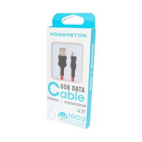 POWERSTAR Câbles Data "Wrap" fast charging microUSB 2,1A 1M