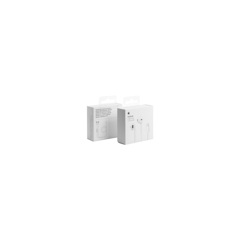 Écouteurs Apple EarPods avec connecteur Lightning MMTN2ZM/A Blanc Origine