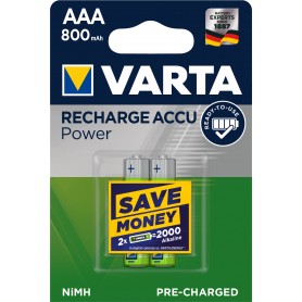 VARTA Pile rechargeable 2xAAA 800mAh