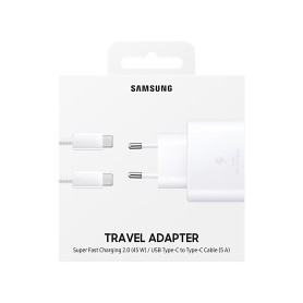 Chargeur SAMSUNG super fast charging 45W type-c to type-c BLANC