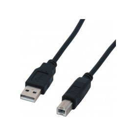 Cable USB RALONGE 2.0 type AB M/M 5m GRIS