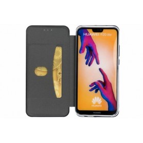 BIGO COQUE SIMILI CUIR NOIR POUR HUAWEI P30