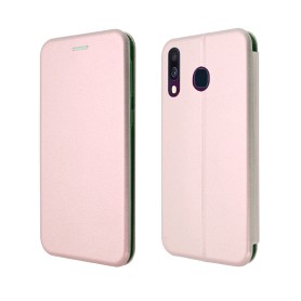 BIGO COQUE SIMILI CUIR ROSE POUR SAMSUNG GALAXY 40