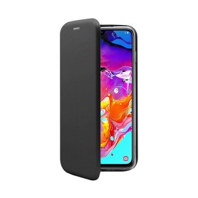 BIGO COQUE SIMILI CUIR NOIR POUR SAMSUNG GALAXY S10