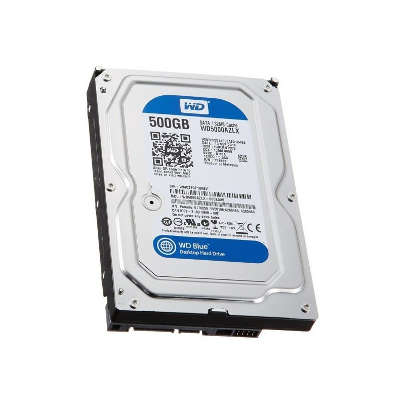 Disque Dur Interne 3.5 Western Digital Blue 500 Go