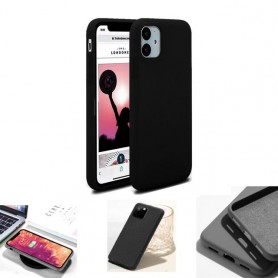 Coque Softy Touch pour iPhone 11 (6.1") - Noir