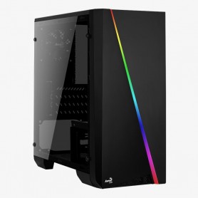 Boitier Micro Tour ATX AeroCool Cylon Mini-G RGB avec panneau vitré (Noir)