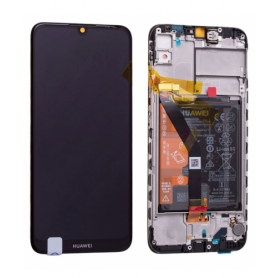 Huawei Y6P 2020 ECRAN LCD SERVICE PACK+BATTERIE ASSEMBLE   NOIR