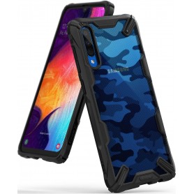 Ringke Coque Fusion X pour le Samsung Galaxy A50 / A30S / A50S Camo Black