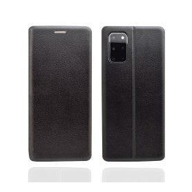 BIGO COQUE SIMILI CUIR NOIR POUR SAMSUNG GALAXY S20+ NOIR