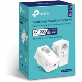 TP-Link TL-PA7017P KIT CPL 1000Mbps Prise ,1 Port Ethernet Gigabit et Prise Intégrée