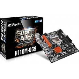 Carte Mère ASRock H110M-DGS R3.0 (Intel LGA 1151) Micro ATX - H110M-DGS R3.0