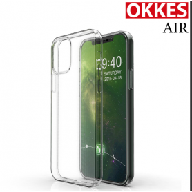 "OKKES" "AIR" pour Apple Iphone 12 (6,1) / 12 Pro (6,1) Clear