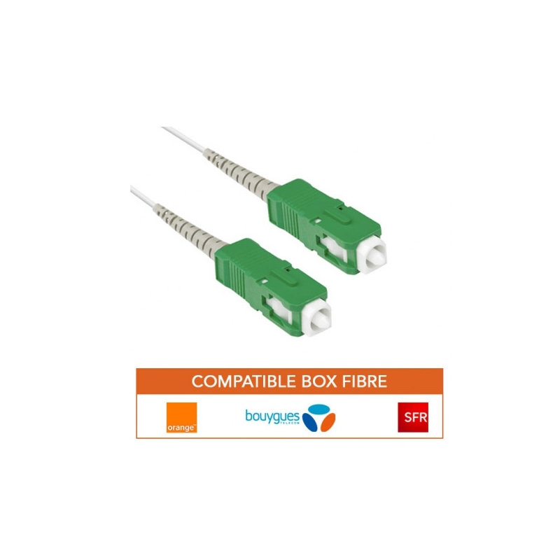 Câble optique OS2 Simplex Fibre SC / APC-SC / APC 5M, pour seulement 8,74 €