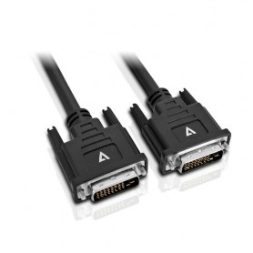 V7 Cable vidéo V7 V7DVIDVI-5M-BLK-1E - 5 m DVI-D - pour Appareil vidéo