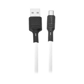 "PowerStar" ® Câbles Data "Flex" fast charging USB TYP-C 2,1A 100cm Blanc