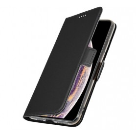 COQUE AVEC RABAT IPHONE XS MAX NOIR