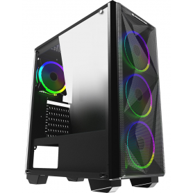 Boitier Moyen Tour ATX Xigmatek Beast RGB avec panneaux vitrés (Noir)