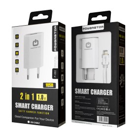 "PowerStar" ® "P-002" 2in1 chargeur Lightning pour Apple iPhone 8, 8 Plus, X, XR, XS Max