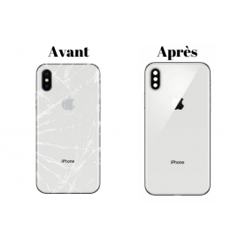 FORFAIT RECTIFICATION LASER DE LA VITRE ARRIERE D'IPHONE X XS XSMAX XR