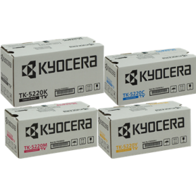 Kyocera TK-5220 MCVP Value Pack Noir(e) / Cyan / Magenta / Jaune