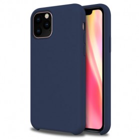 Coque silicone bleu  pour IPhone 11