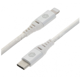 Lightning Cable - Lightning vers USB - C  Cable 1 mètre blanc tressé