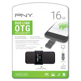 CLÉ USB OTG 16GO PNY (TCP 1,50 € HT)