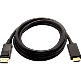 V7 Câble de 2 m DisplayPort/HDMI - Male - 21,6 Gbit/s - Blindé