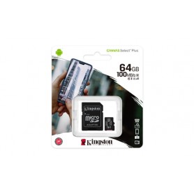 Carte Micro SDHC Kingston Canvas Select Plus - 64 Go "GARANTIE A VIE"