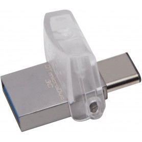 Kingston Technology Clé USB 3.1 Type-A/C DataTraveler MicroDuo 3C - 32Go DTDUO3C/32GB Noir