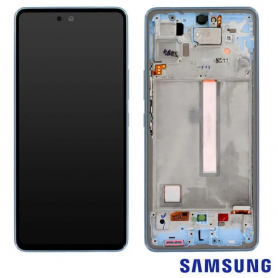 ECRAN & TACTILE ORIGINAL SAMSUNG GALAXY A53 5G A536 GH82-28024C GH82-28025C BLEU