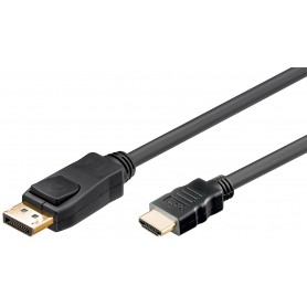 Cable DisplayPort vers HDMI Goobay M/M 1m - 51956
