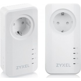 Lot de 2 Adaptateurs CPL Zyxel Powerline PLA6457 (AV2400) -