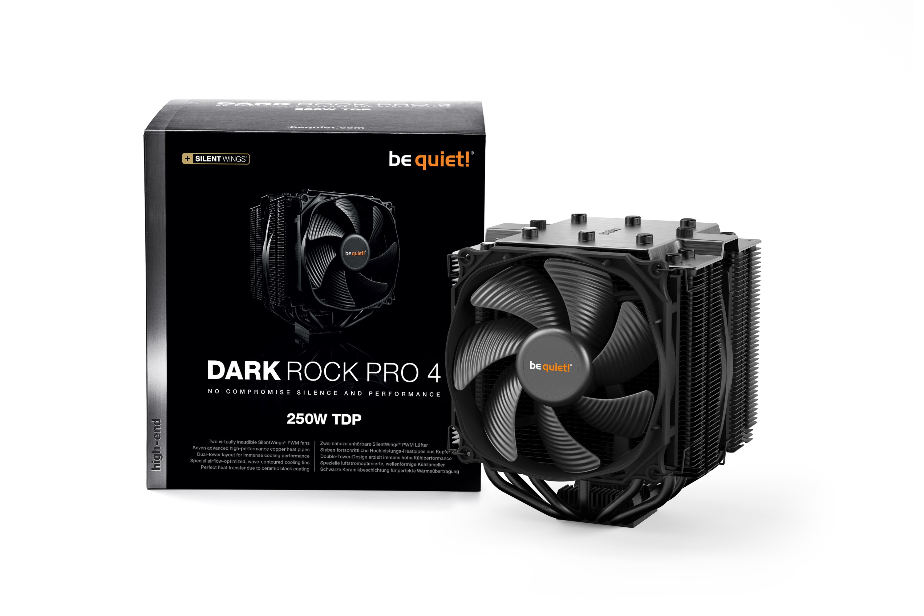 Ventirad be quiet! Dark Rock Pro 4 250W TDP